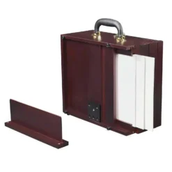 MEEDEN Table Easel Pochade Box With Carrier Bag - Deep Walnut - Ex Display -Painting Tool Shop MEEDEN Plein Air Pochade Box Dark Walnut MEEDEN 1692045384907 1500x1256 d86cad65 ab0a 4de5 9ba2 8002f671b765