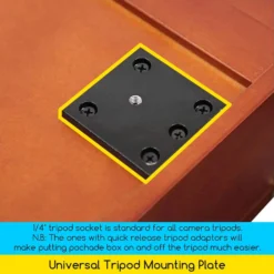 MEEDEN Table Easel Pochade Box - Walnut -Painting Tool Shop MEEDEN POCHADE BOX 5