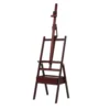 MEEDEN Forward Tilt H Frame Floor Easel With Drawer - Deep Walnut