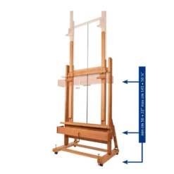 Mabef M02 Heavyweight Studio Easel -Painting Tool Shop Mabef M02 easeljpg