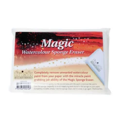Frisk Magic Watercolour Sponge Eraser Pack Of 4 -Painting Tool Shop Magic Watercolour Sponge Eraser 4