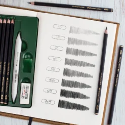 Faber-Castell Pitt Graphite Matt Pencils Tins -Painting Tool Shop Matt Pencil Tin 2