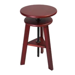 MEEDEN Artists Drafting Stool With Adjustable Height - Deep Walnut