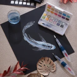 Derwent Metallic Watercolour Paint Pan Set -Painting Tool Shop Metallic Watercolour 4