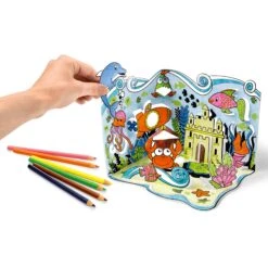 Maped Creativ Mini Box - 3D Pop-up Aquarium Kit -Painting Tool Shop Mini Box Aqua 4