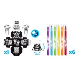 Maped Creativ Mini Box - Velvet Colouring Money Box Kit -Painting Tool Shop Mini Box Velvet 3