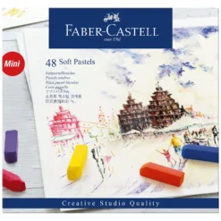 Faber-Castell Mini Soft Pastel Sets -Painting Tool Shop Mini Soft Pastels 48 1