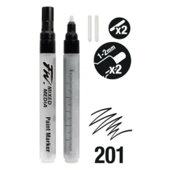 Daler-Rowney FW Mixed Media Paint Markers -Painting Tool Shop Mix Med Paint Marker 6