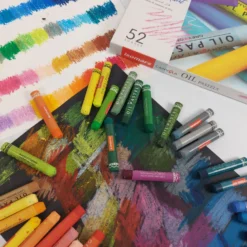 Isomars Canvaa Oil Pastels - Set Of 52 Colours -Painting Tool Shop Oil pastels 52 set