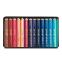 Caran D'Ache Pablo Coloured Pencils Tin Of 120 -Painting Tool Shop Pablo 120 Coloured Pencils Blues Pinks