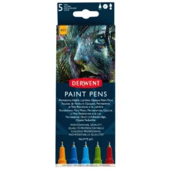 Derwent Paint Pens - Set Of 5 #02