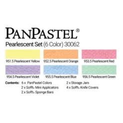 PanPastel Pearlescent Colours - Set Of 6 -Painting Tool Shop Pearlescent Set 6 3
