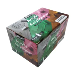 Pebeo Multi-Surface Acrylics Set - Glossy/Pearlescent Colours - 24 X 59ml -Painting Tool Shop Pebeo acrylic multi surfaces 25 glossy