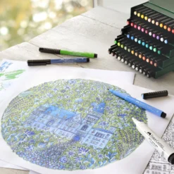 Faber-Castell Pitt Pens Brush Set Of 60 -Painting Tool Shop Pitt Pens 60 3