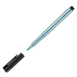 Faber-Castell PITT Artists' Pens - 1.5mm Metallic Bullet Tip Pen -Painting Tool Shop Pitt metallic blue