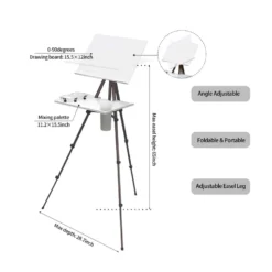 MEEDEN Artist Metal Watercolour Plein Air Easel -Painting Tool Shop Plein Air easel Dimensions