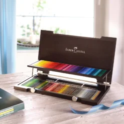 Faber-Castell Polychromos Wood Case Set 120 -Painting Tool Shop Polychromos 120 4