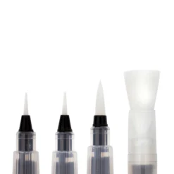 Derwent Push Button Waterbrush Assorted - Set Of 4 -Painting Tool Shop Push Button Waterbrush Goup TIPS
