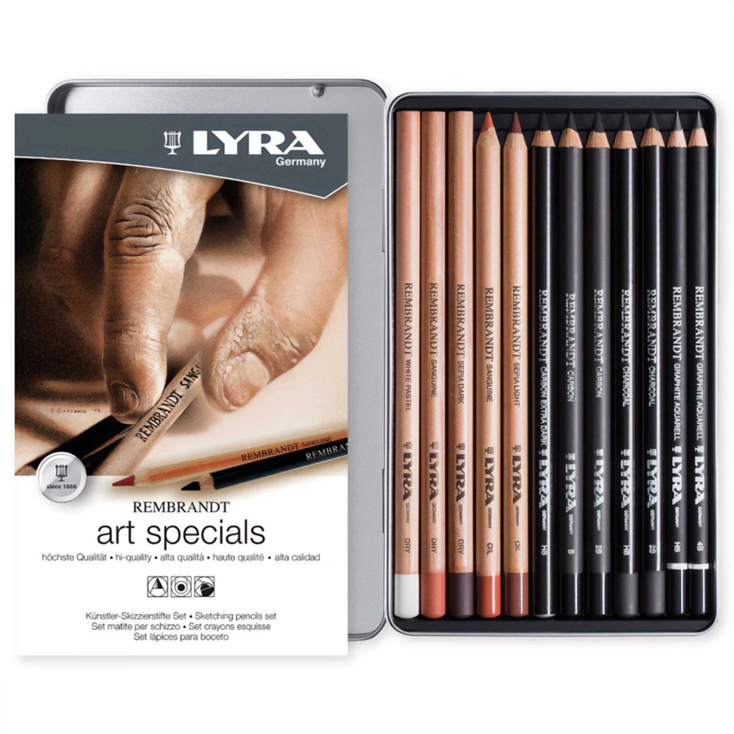 Lyra Rembrandt Art Specials Sketching Pencils Set 1 Lyra Rembrandt Art Specials Sketching Pencils Set