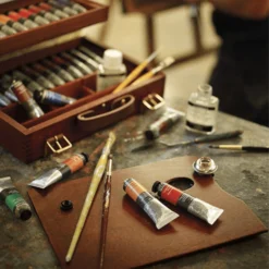 Sennelier Wooden Artists Oil - Wooden Box Set Of 22 X 40ml Tubes + Accessories -Painting Tool Shop S93 130351 oil