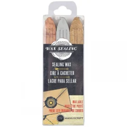 Manuscript Sealing Wax Gold, Silver & Bronze