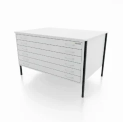 The Heath Wooden Plan Chest - 6 Drawer