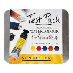 Sennelier L'Aquarelle Watercolour - Test Set Of 5 X 10ml Tubes