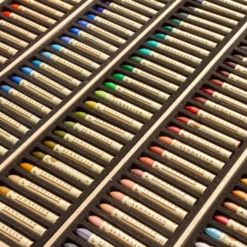 Sennelier 120 Oil Pastel Wooden Box Set -Painting Tool Shop Sennelier wooden box 120