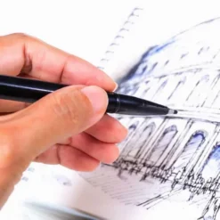 Pentel Sign Pen - 12 Piece Wallet -Painting Tool Shop Sign Pen 1