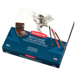 Derwent Sketching Pencils Wooden Box Of 48 -Painting Tool Shop Sketching Wooden Box 3
