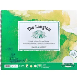 Daler-Rowney Langton Watercolour Spiral Pads (NOT Surface) -Painting Tool Shop Spiral 20 16