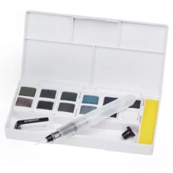 Derwent Tinted Charcoal Paint Pan Set -Painting Tool Shop Tinted Charcoal Paint 3