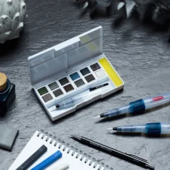 Derwent Tinted Charcoal Paint Pan Set -Painting Tool Shop Tinted Charcoal Paint 4