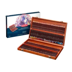 Derwent Coloursoft Wooden Box Set 72