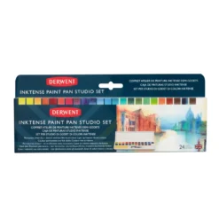Derwent Inktense 24 Paint Pan Studio Set