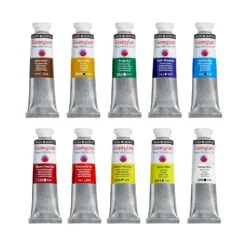 Daler-Rowney Georgian Water Mixable Oil Set - 10 X 37ml Tubes -Painting Tool Shop WMO Set 3