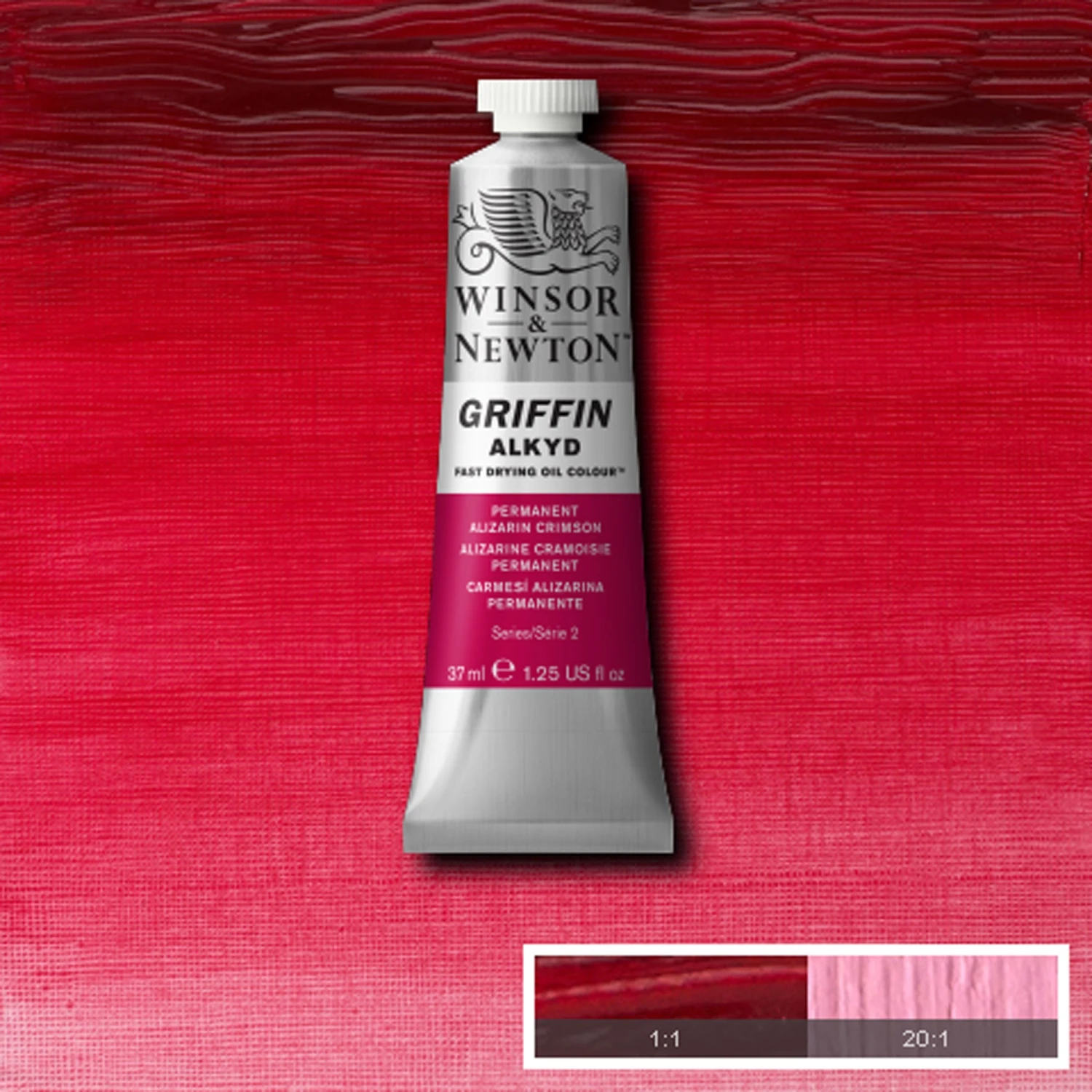 Winsor & Newton Griffin Alkyd Fast Drying Oil Colour 37ml - Series 2 2 Winsor & Newton Griffin Alkyd Fast Drying Oil Colour 37ml - Series 2 - Image 2