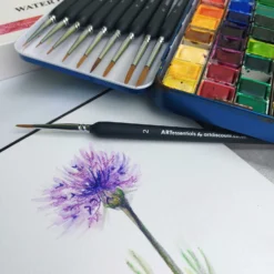 ARTessentials Ultra Fine Tip Artists Brushes - Set Of 10 -Painting Tool Shop Watercolour brushes mood