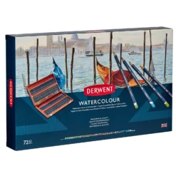 Derwent Watercolour Wood Box Set Of 72 Pencils -Painting Tool Shop Watercolour Pencil Wood Box 3