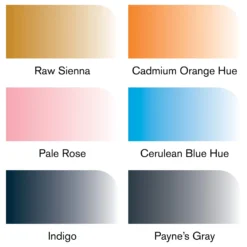 Winsor & Newton Promarker Watercolour Set Of 6 - Skyscape Tones -Painting Tool Shop Winsor Newton Promarker Watercolour Skyscape Tones