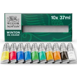 Winsor & Newton Winton Oil Colour 10 X 37ml Tube Set -Painting Tool Shop Winton oil colour set37ml