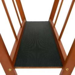 MEEDEN Large Artists Print Rack With Castors - Walnut -Painting Tool Shop Wooden Large Print Rack with Castors Walnut