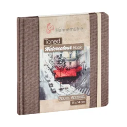 Hahnemühle 'Toned' Watercolour Books - Beige - 200gsm (95lb) -Painting Tool Shop beige 14 14