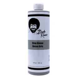 Bob Ross Gesso Primers - 473 Ml -Painting Tool Shop bob ross grey gesso 473ml 16oz