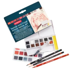 Derwent Shade And Tone Mixed Media Set -Painting Tool Shop derwent 7