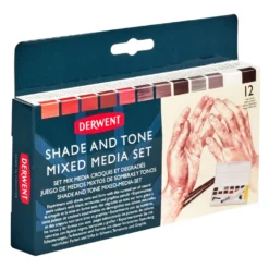 Derwent Shade And Tone Mixed Media Set -Painting Tool Shop derwent 8