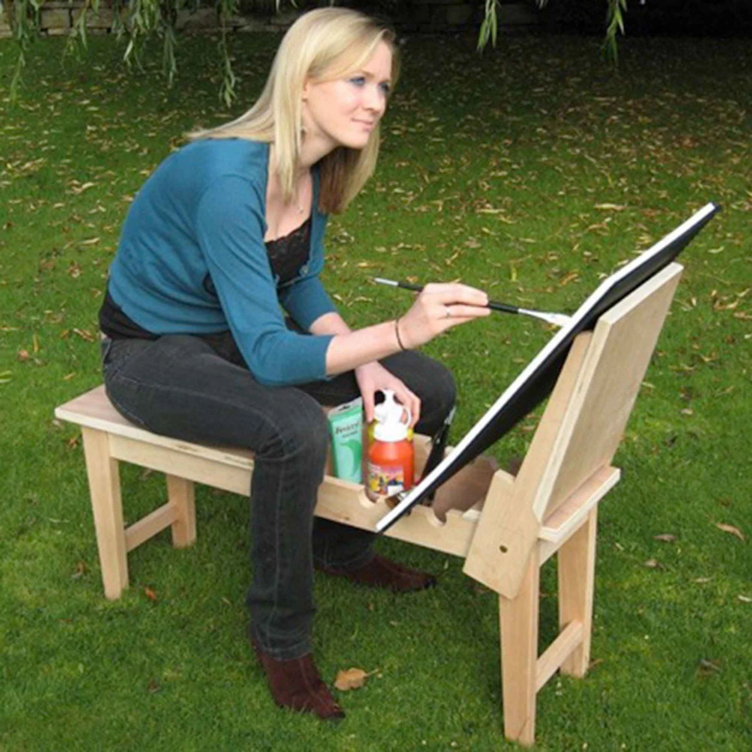 Seawhite Wooden Platform Donkey Easel 6 Seawhite Wooden Platform Donkey Easel - Image 6