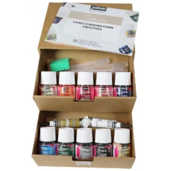 Pebeo Fantasy Prisme - Honeycomb Effect Colours - Set Of 10 X 45ml -Painting Tool Shop fantasy 2