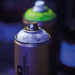 Montana Gold FLUORESCENT Colour Cans - 400ml -Painting Tool Shop flour 3