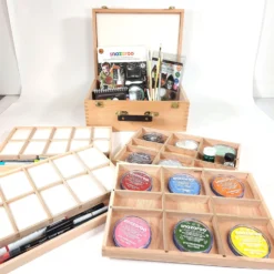 Langsett Wooden Pastel Box -Painting Tool Shop langsett